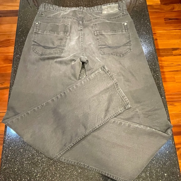 Calvin Klein Mens Straight Leg Black Denim Jeans Size 34x32 - Picture 2 of 8